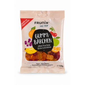 Gummibärchen fructosearm & vegan, 150g